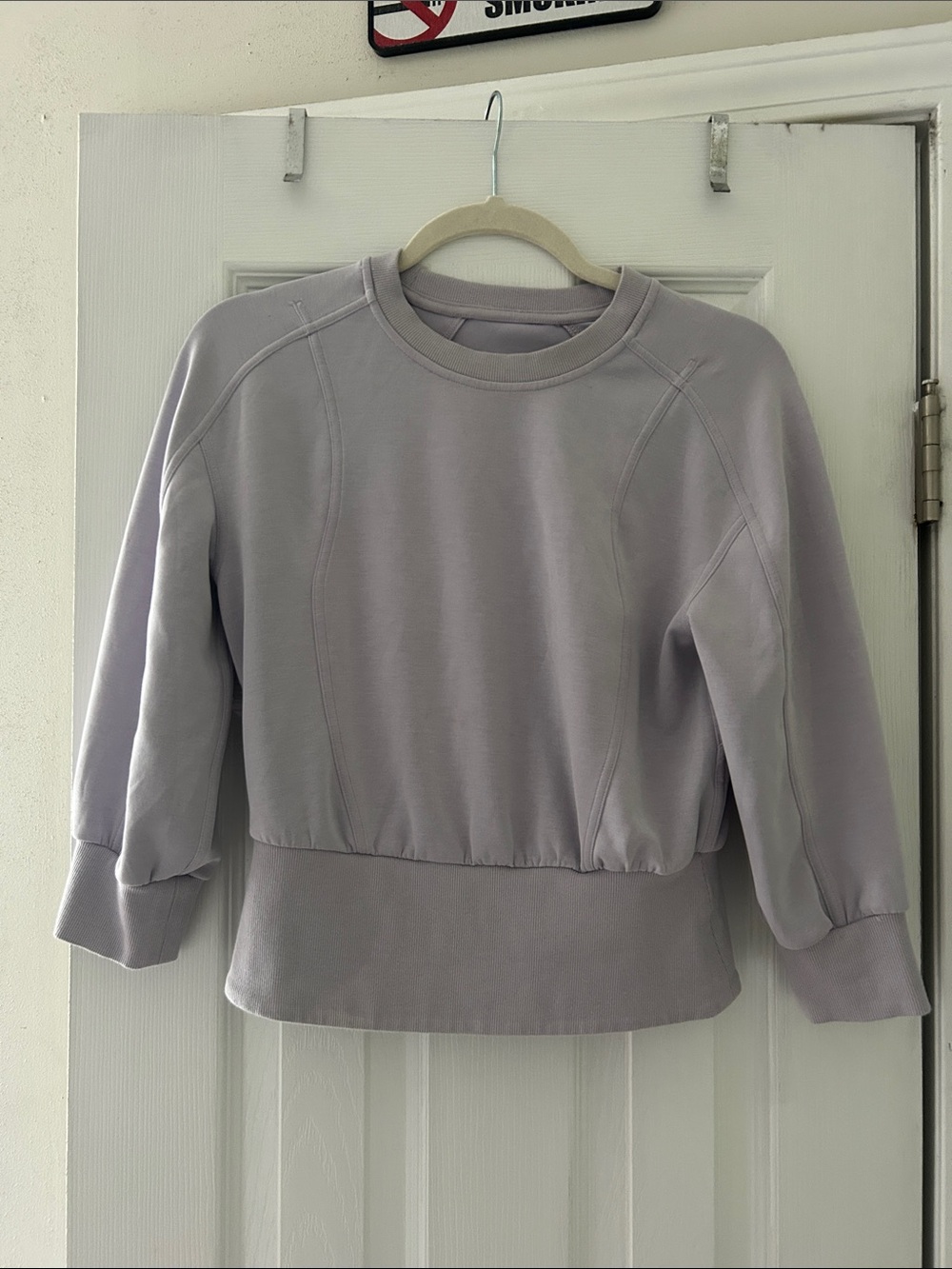 lululemon athletica Pastel Lilac Crewneck Sweatshirt